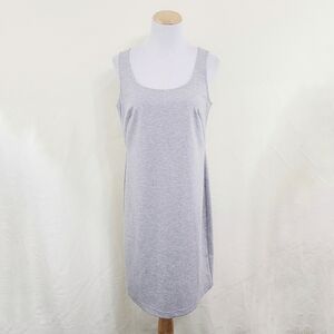 Noel Asmar gray shift dress sleeveless Luna medium